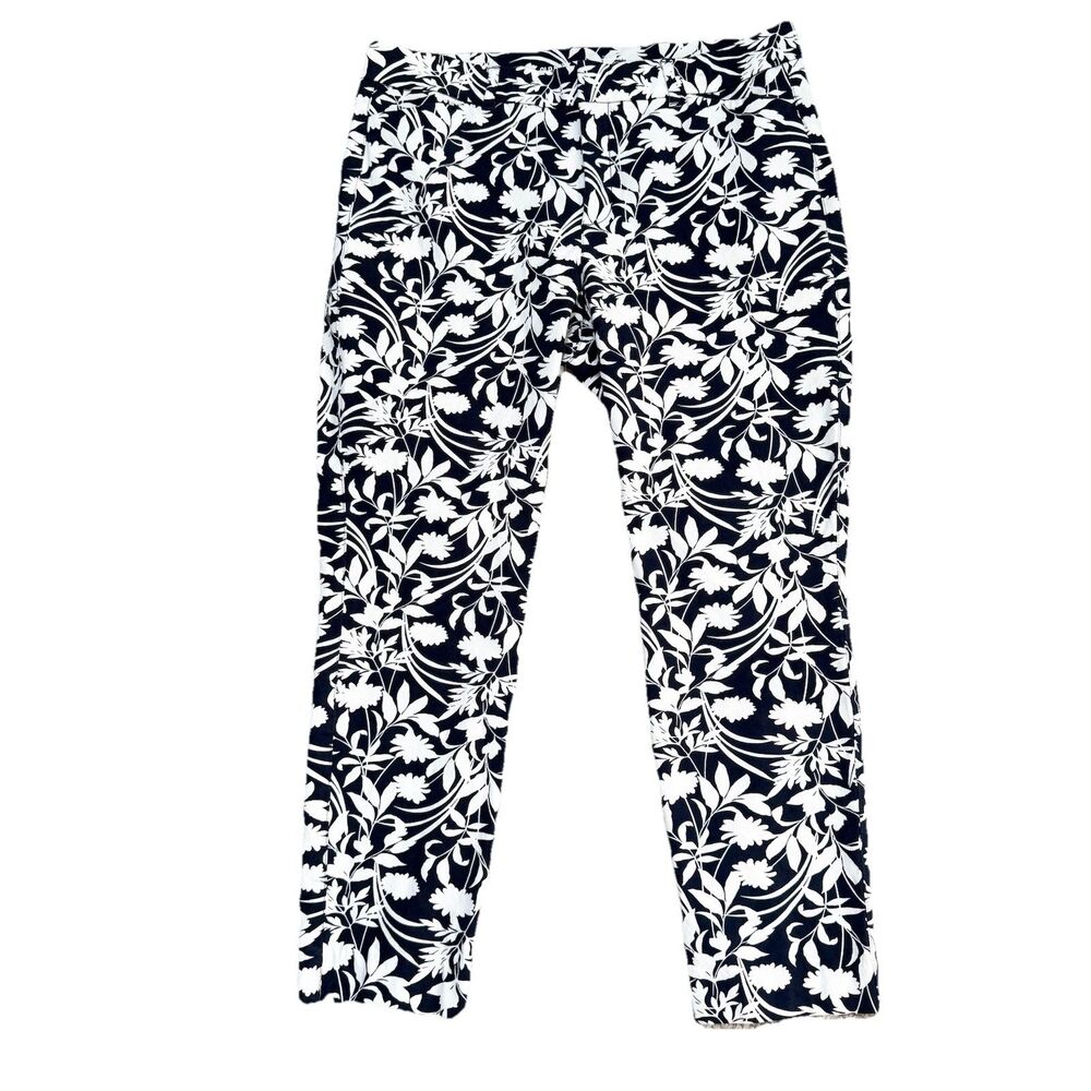 Old Navy Pixie Skinny Pants High-Rise Floral Print Secret Smooth Pocket 14